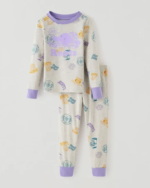 Toddler White Athletics Club Pj Set