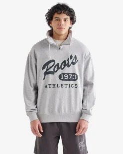 Warm-Up Jersey Long Sleeve Half Zip Stein