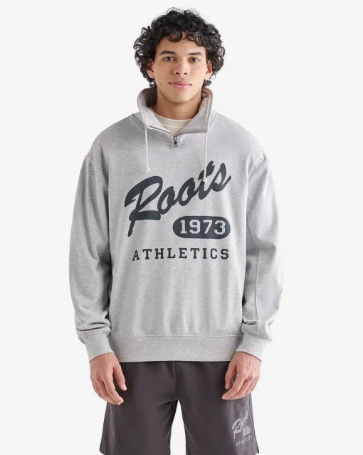 Warm-Up Jersey Long Sleeve Half Zip Stein