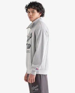 Warm-Up Jersey Long Sleeve Half Zip Stein