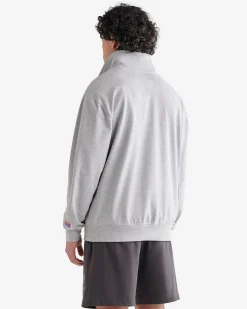Warm-Up Jersey Long Sleeve Half Zip Stein