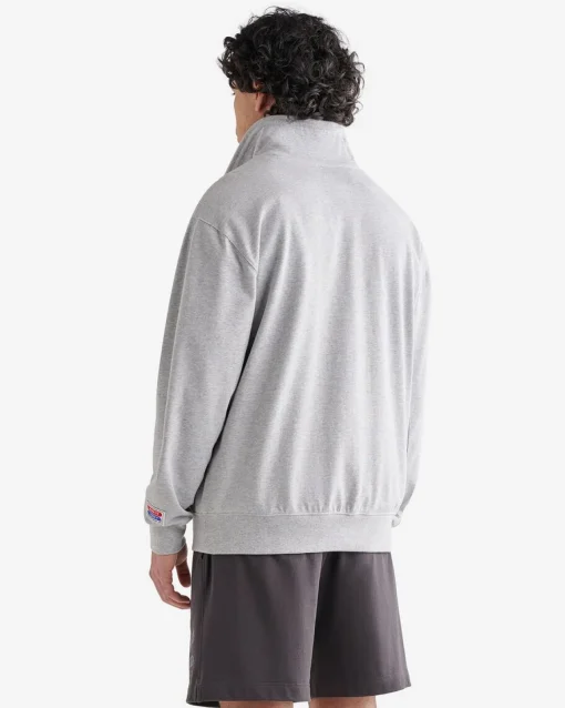 Warm-Up Jersey Long Sleeve Half Zip Stein