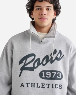 Warm-Up Jersey Long Sleeve Half Zip Stein