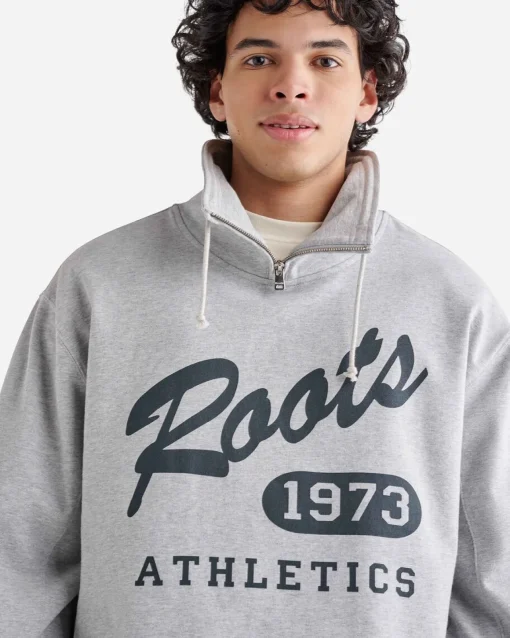 Warm-Up Jersey Long Sleeve Half Zip Stein