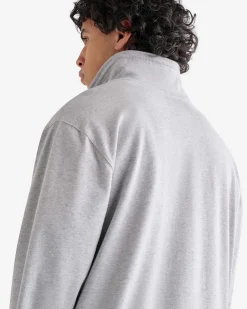 Warm-Up Jersey Long Sleeve Half Zip Stein