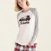 Womens Cooper Plaid Long Sleeve T-Shirt