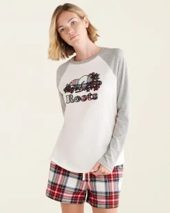 Womens Cooper Plaid Long Sleeve T-Shirt