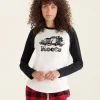 Womens Cooper Plaid Long Sleeve T-Shirt
