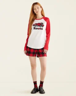 Womens Cooper Plaid Long Sleeve T-Shirt
