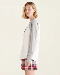 Womens Cooper Plaid Long Sleeve T-Shirt