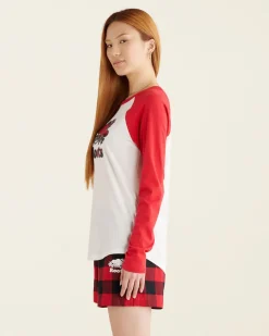 Womens Cooper Plaid Long Sleeve T-Shirt