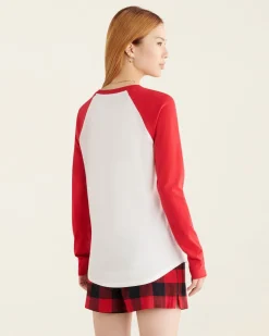 Womens Cooper Plaid Long Sleeve T-Shirt