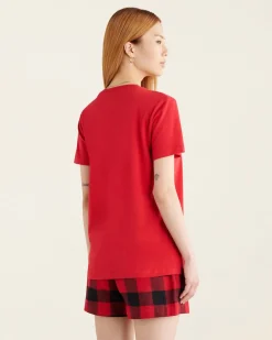 Womens Cooper Plaid T-Shirt