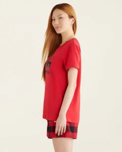 Womens Cooper Plaid T-Shirt