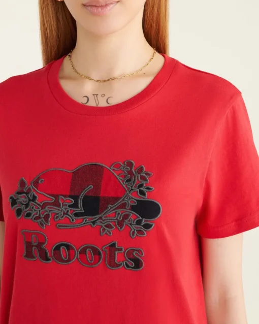 Womens Cooper Plaid T-Shirt