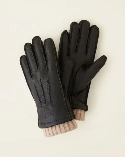 Womens Cuff Deerskin Glove