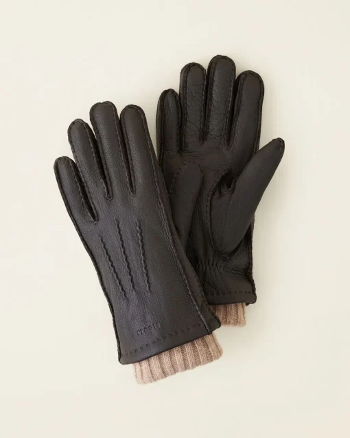 Womens Cuff Deerskin Glove