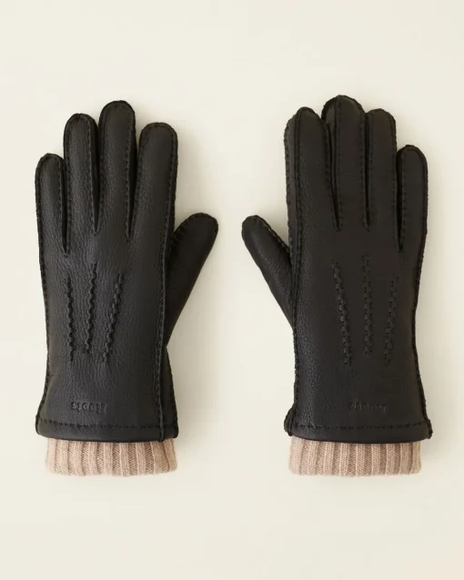 Womens Cuff Deerskin Glove
