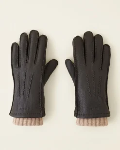 Womens Cuff Deerskin Glove