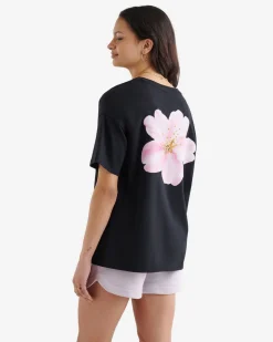 Womens Floral Relaxed T-Shirt