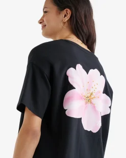 Womens Floral Relaxed T-Shirt