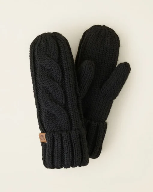 Womens Olivia Cable Mitten