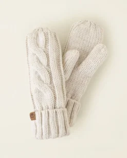 Womens Olivia Cable Mitten
