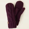Womens Olivia Cable Mitten