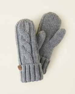 Womens Olivia Cable Mitten
