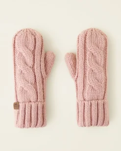 Womens Olivia Cable Mitten