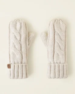 Womens Olivia Cable Mitten