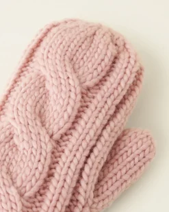 Womens Olivia Cable Mitten