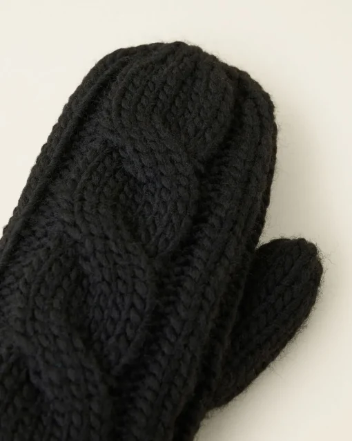 Womens Olivia Cable Mitten