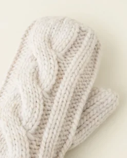 Womens Olivia Cable Mitten