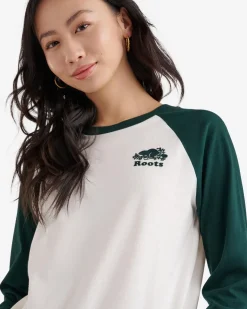 Womens Organic Cooper Baseball T-Shirt