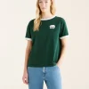 Womens Organic Relaxed Cooper Ringer T-Shirt