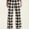 Womens Park Plaid Pajama Pant