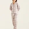 Womens Park Plaid Pajama Set