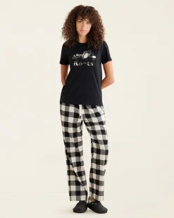 Womens Park Plaid Pajama Pant