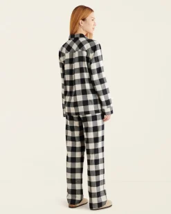 Womens Park Plaid Pajama Set