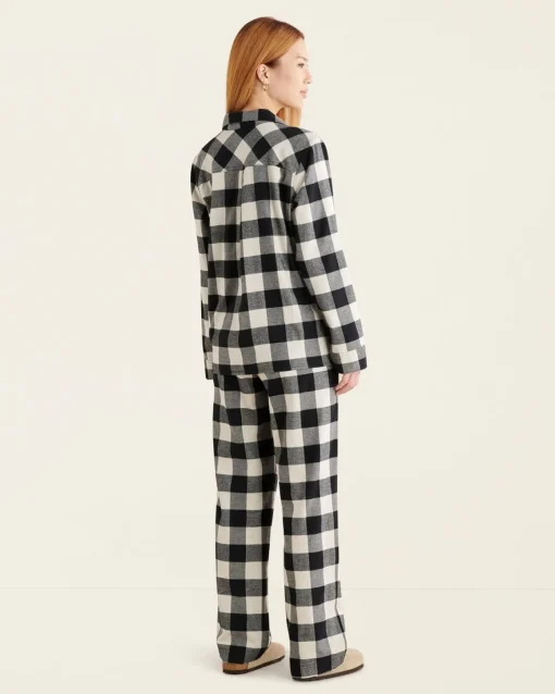 Womens Park Plaid Pajama Set