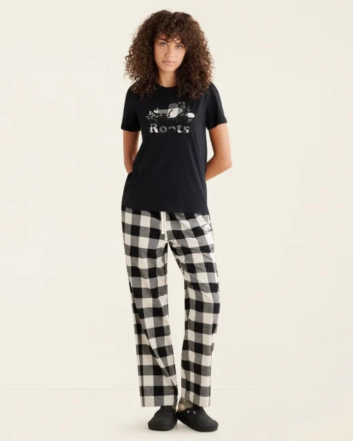 Womens Park Plaid Pajama Pant