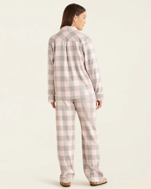 Womens Park Plaid Pajama Set