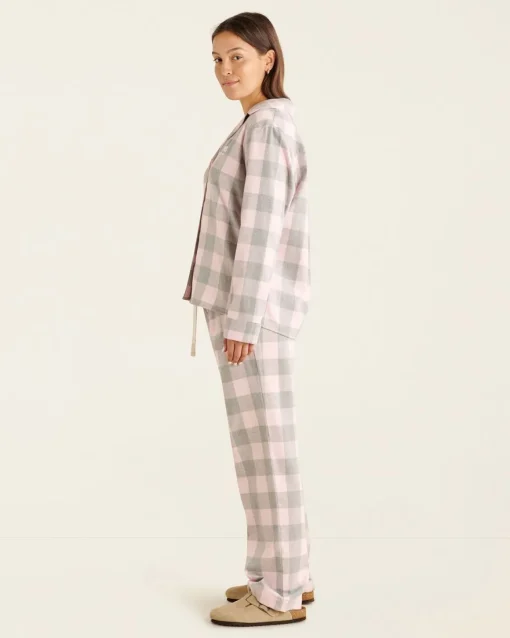 Womens Park Plaid Pajama Set