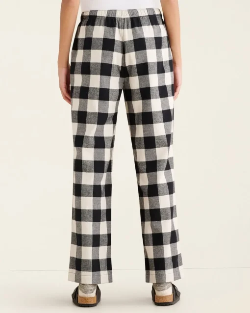 Womens Park Plaid Pajama Pant