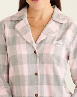 Womens Park Plaid Pajama Set