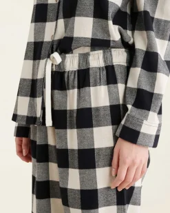 Womens Park Plaid Pajama Set