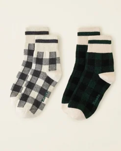Womens Park Plaid Sock 2 Pack