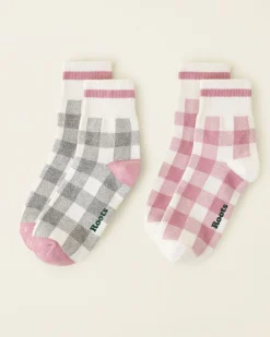 Womens Park Plaid Sock 2 Pack