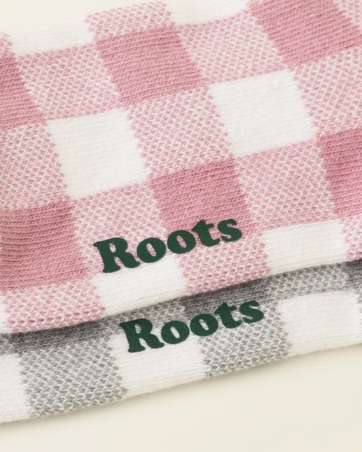 Womens Park Plaid Sock 2 Pack